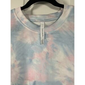 Tahari Women's Tie Dyed Sweatshirt, Size Large, New With Tags, Pink/Blue/White